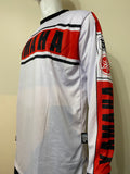 Motocross MX Trials Off-Road BMX MTB Jersey Top | Yamaha White Red Replica