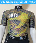 Compression Base Layer Top Short Sleeve - Carbon Snake - MADE TO ORDER