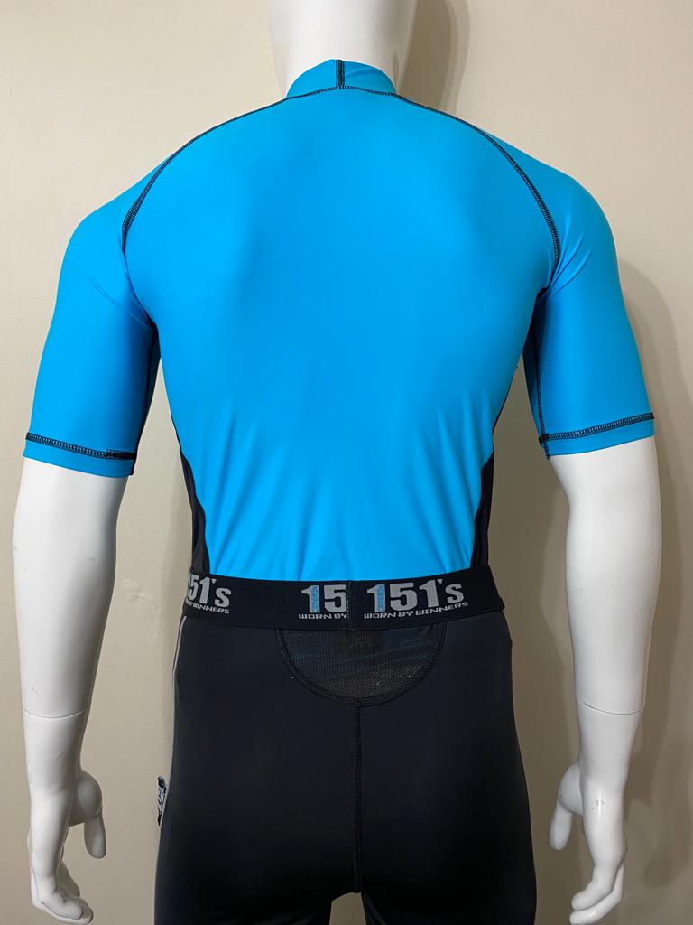 Compression Base Layer Top Short Sleeve - Blue || Worn By Winners – 151s