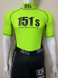Compression Base Layer Top Short Sleeve - Green - MADE TO ORDER