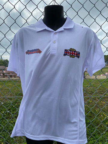 Chloe Jones White Polo Top- MADE TO ORDER