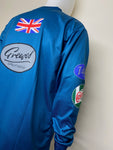 Motocross MX Trials Off-Road BMX MTB Jersey Top - Greeves Blue Replica