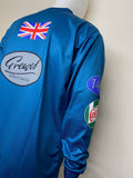 Motocross MX Trials Off-Road BMX MTB Jersey Top - Greeves Blue Replica