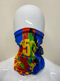 Snood Face Mask Neck Warmer - Splatter