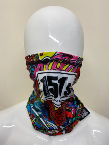 Snood Face Mask Neck Warmer - Tattoo