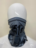 Snood Face Mask Neck Warmer - Abstract Grey