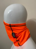 Snood Face Mask Neck Warmer - Orange
