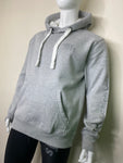 Premium Ultra Soft Hoodie - Light Grey silver print