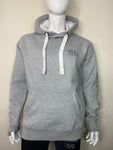 Premium Ultra Soft Hoodie - Light Grey silver print