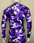 Compression Base Layer Top - Purple Camo