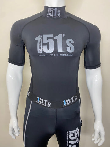 Compression Base Layer Top Short Sleeve - Black | MADE TO ORDER | 4-6 WEEKS DISPATCH