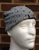 Slouch Beanie Hat - Reversible Grey