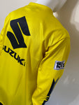 Motocross MX Trials Off-Road BMX MTB Jersey Top - Suzuki Replica Yellow