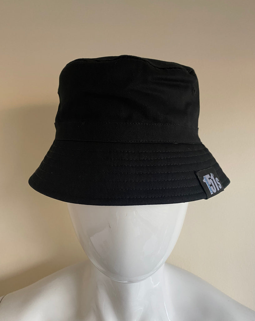 151s Bucket Hat - Reversible Black Grey