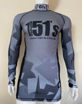 Compression Base Layer Top - Abstract Grey Black
