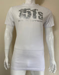 T-Shirt Ice Breaker Drop Tail Style - White With Silver Logo