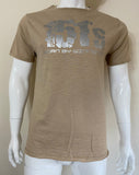 T-Shirt Ice Breaker Razor Edge - Beige With Silver Logo
