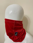 Snood Face Mask Neck Warmer - Red